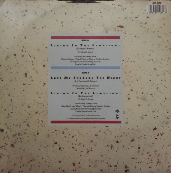 Glenn Jones : Living In The Limelight (12")