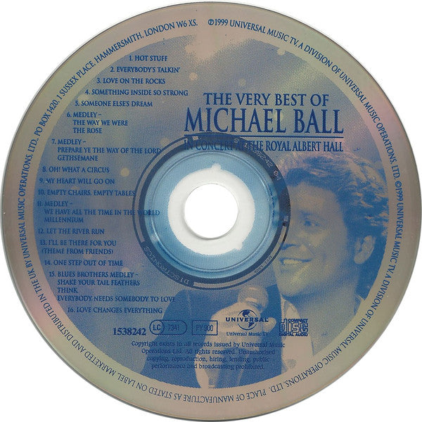Michael Ball : The Very Best Of Michael Ball In Concert At The Royal Albert Hall (CD-ROM, Album)