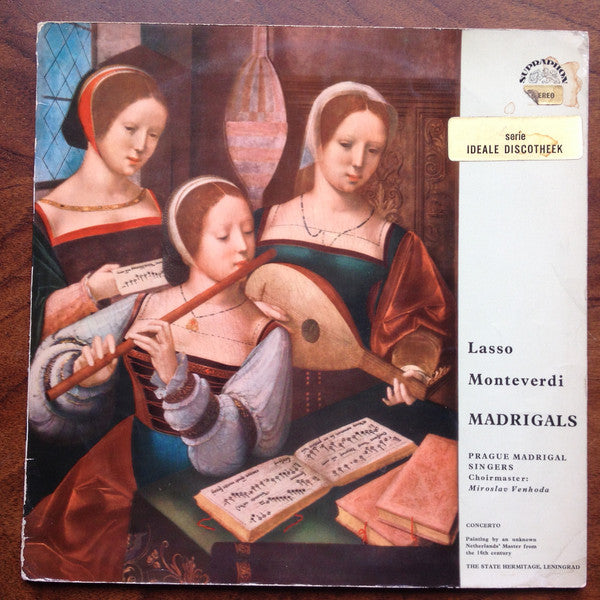 Roland de Lassus, Claudio Monteverdi, Prague Madrigal Singers, Miroslav Venhoda : Madrigals (LP, Album)