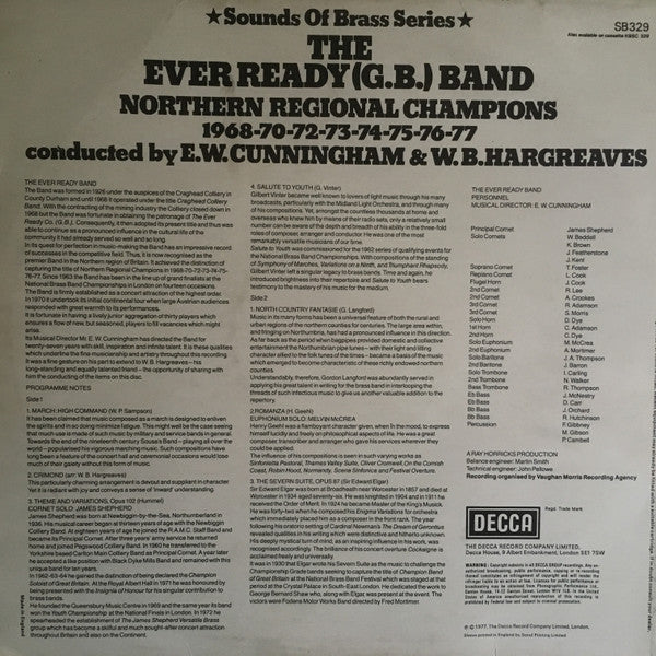 The Ever Ready Band : Northern Region Champions 1968-70-72-73-74-75-76-77 (LP, Album)