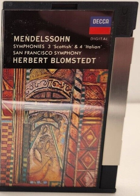Felix Mendelssohn-Bartholdy, San Francisco Symphony, Herbert Blomstedt : Symphonies 3 "Scottish" & 4 "Italian" (DCC, Album)