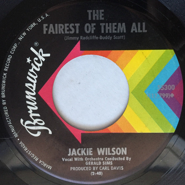Jackie Wilson : Whispers (Gettin' Louder) (7", Single, Glo)