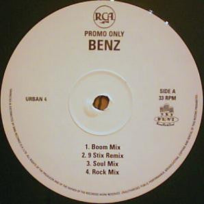 Benz : Urban City Girl (12", Promo)