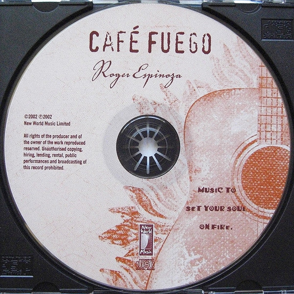 Roger Espinoza : Café  Fuego (CD, Album)