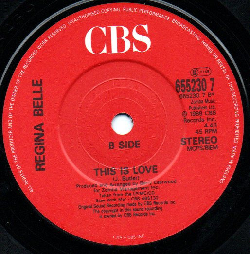 Regina Belle : Good Lovin' (7", Single)