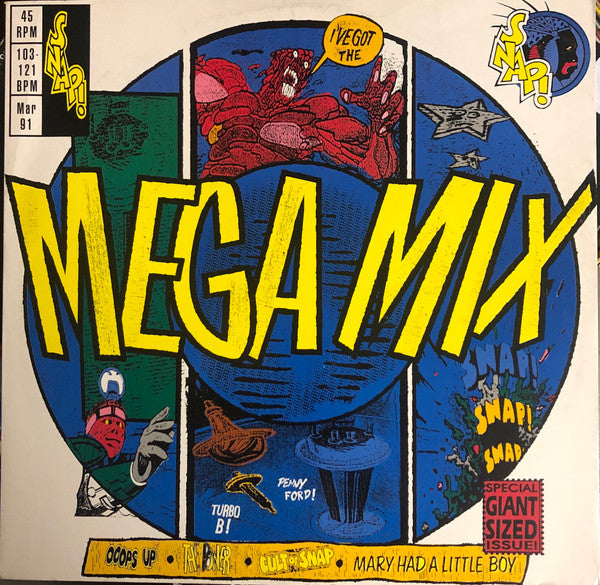Snap! : Snap! Mega Mix (12")