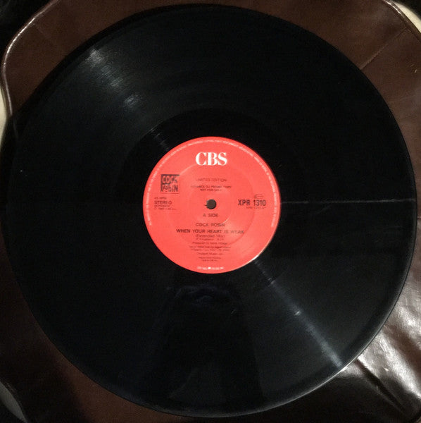 Cock Robin : When Your Heart Is Weak (Extended Mix) (12", Ltd, M/Print, Promo)