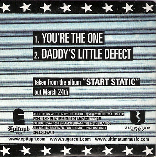 Sugarcult : You're The One (CD, Mini, Promo)
