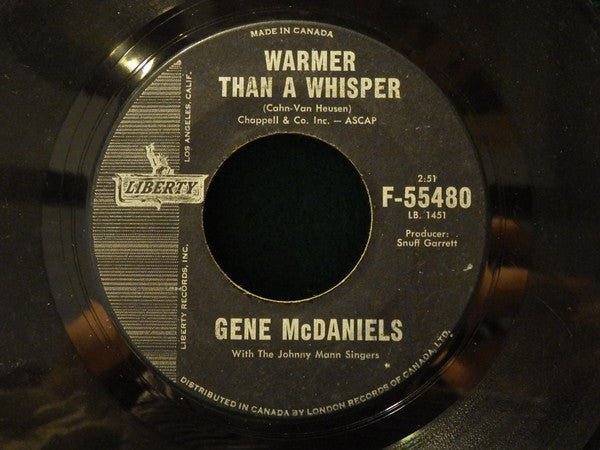 Eugene McDaniels : Point Of No Return (7", Single)