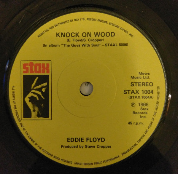 Eddie Floyd : Knock On Wood (7", Single, Sol)