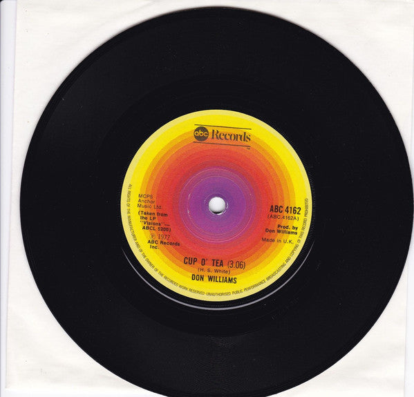Don Williams (2) : Cup O' Tea (7", Single)