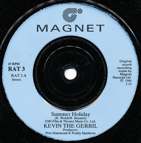 Kevin The Gerbil : Summer Holiday (7", Single)