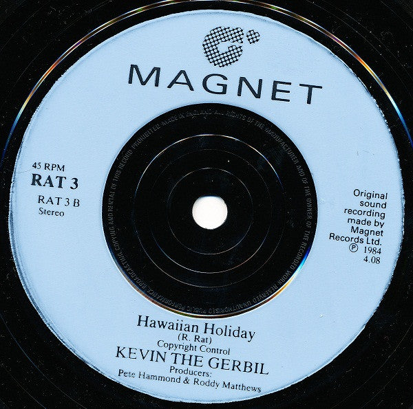 Kevin The Gerbil : Summer Holiday (7", Single)