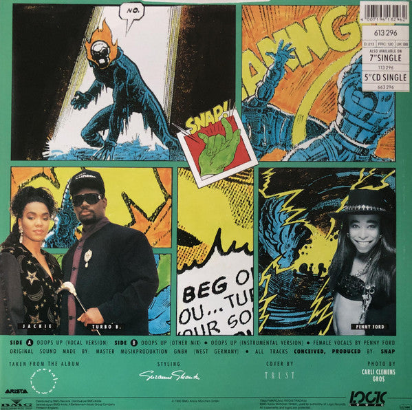 Snap! : Ooops Up (12", Single)
