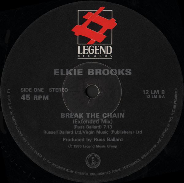 Elkie Brooks : Break The Chain (12")