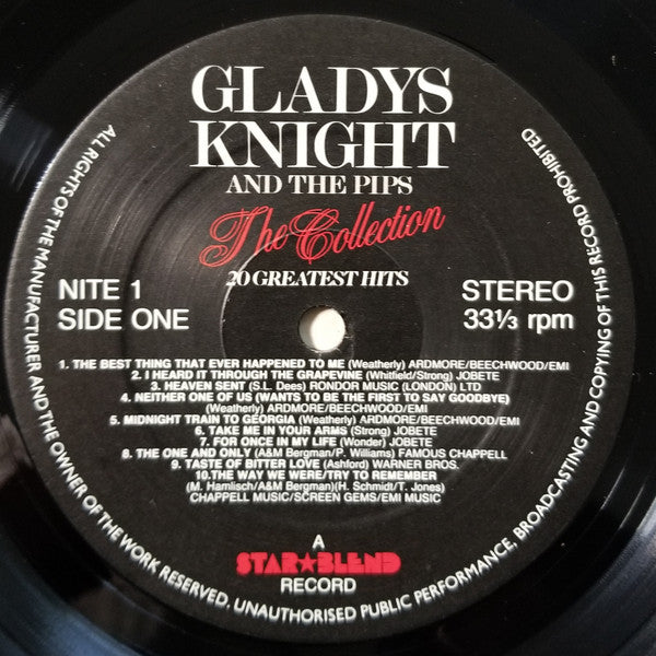 Gladys Knight And The Pips : The Collection - 20 Greatest Hits (LP, Comp)
