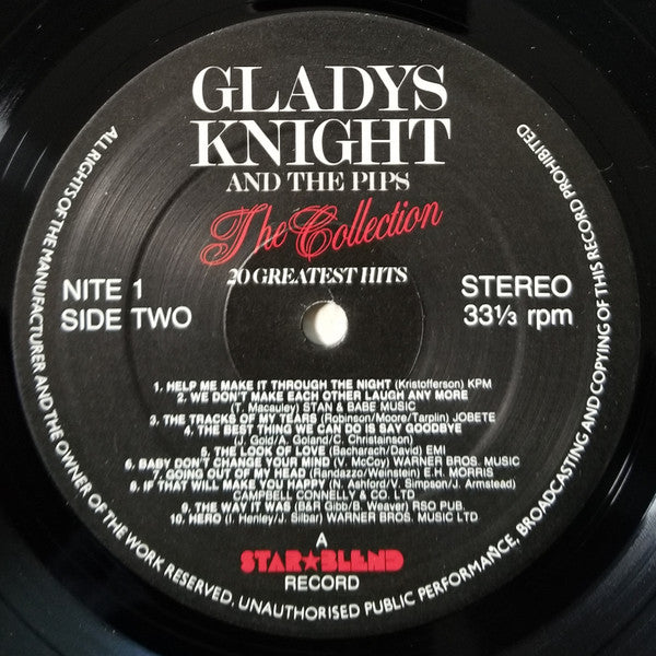 Gladys Knight And The Pips : The Collection - 20 Greatest Hits (LP, Comp)
