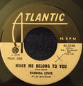 Barbara Lewis : Make Me Belong To You (7", Promo)