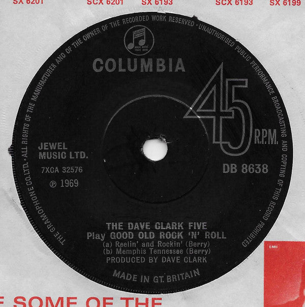 The Dave Clark Five : Play Good Old Rock 'N' Roll (7", Single, Sol)