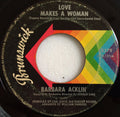 Barbara Acklin : Come And See Me Baby / Love Makes A Woman (7", Glo)