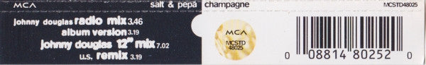 Salt 'N' Pepa : Champagne (CD, Single)