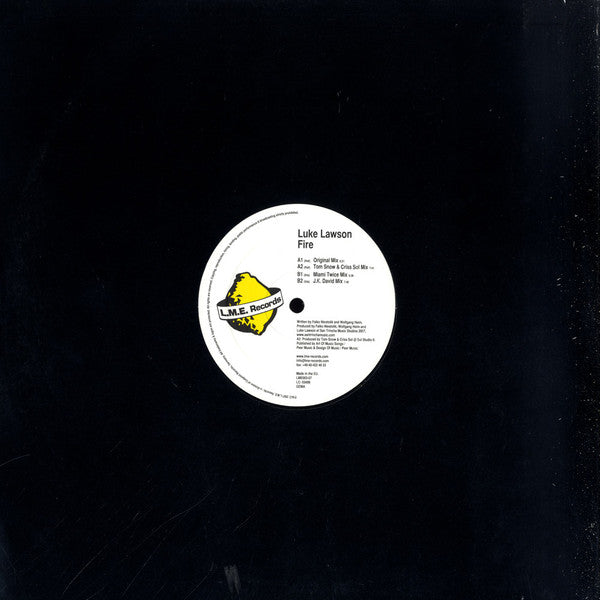 Luke Lawson : Fire (12", EP)