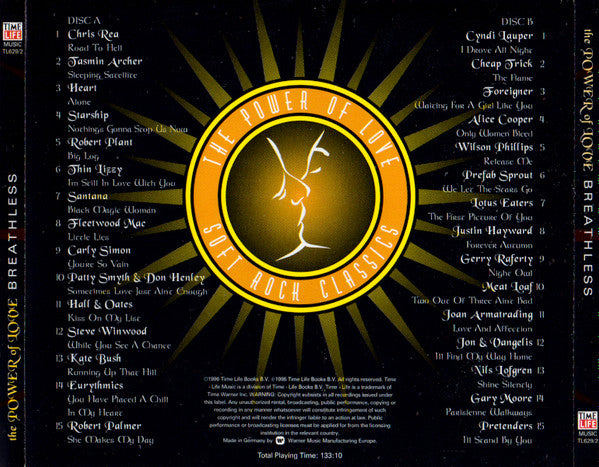 Various : The Power Of Love: Breathless (2xCD, Comp)
