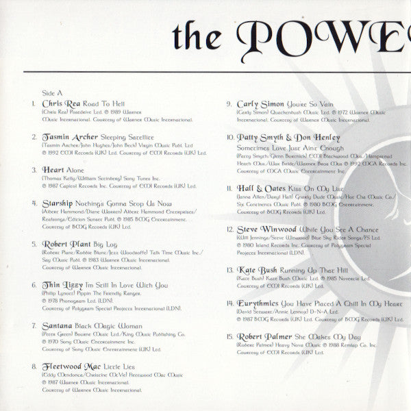Various : The Power Of Love: Breathless (2xCD, Comp)