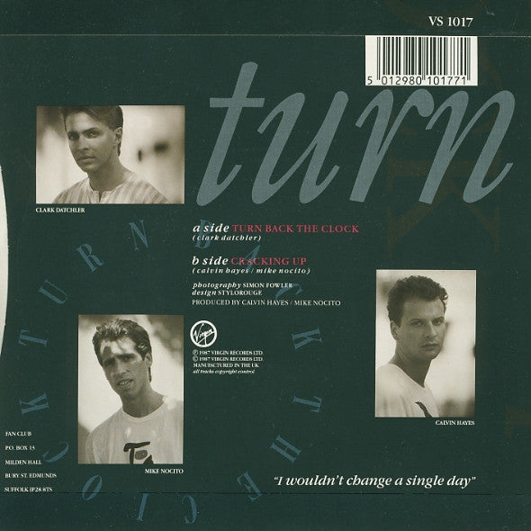 Johnny Hates Jazz : Turn Back The Clock (7", Single, Red)
