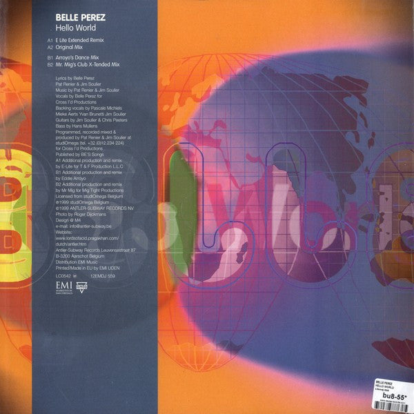 Belle Perez : Hello World (12", Promo)