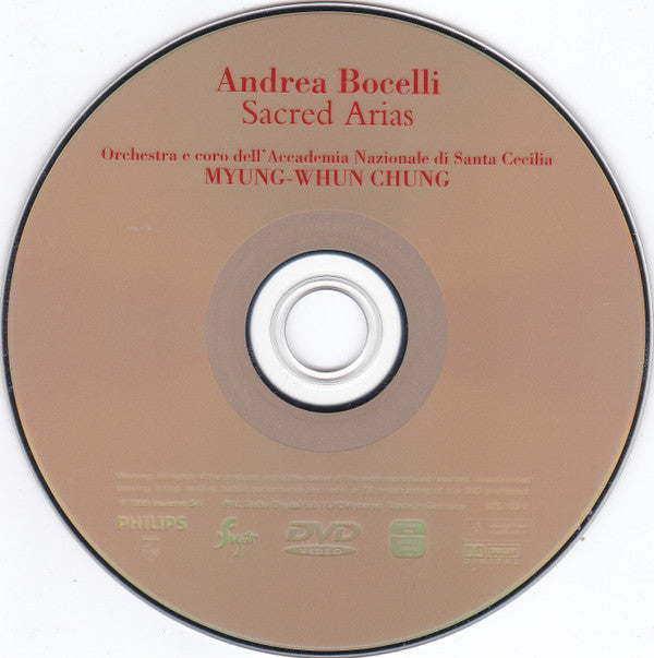 Andrea Bocelli : Sacred Arias (DVD-V, PAL)