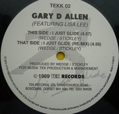 Gary D. Allen : I Just Glide (12")
