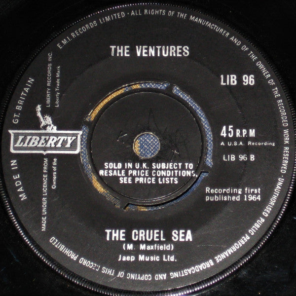 The Ventures : Walk- Don't Run '64 (7", Mono)