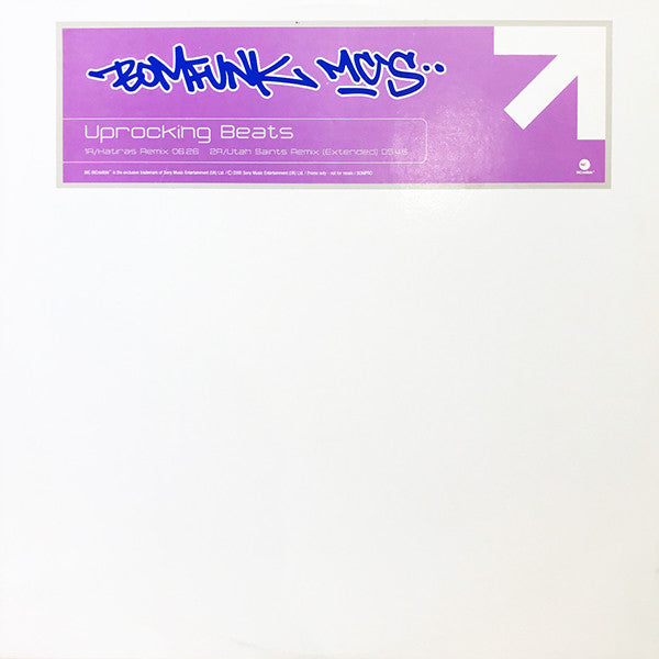 Bomfunk MC's : Uprocking Beats (12", Promo)