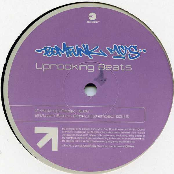 Bomfunk MC's : Uprocking Beats (12", Promo)