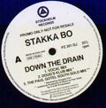 Stakka Bo : Down The Drain (12", Promo)