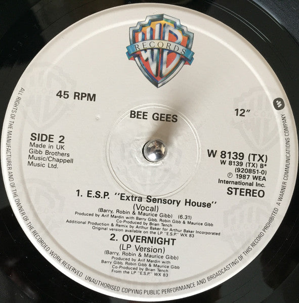 Bee Gees : E.S.P. (12")