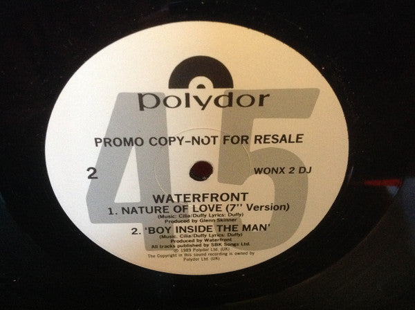 Waterfront (2) : Nature Of Love (12", Promo)