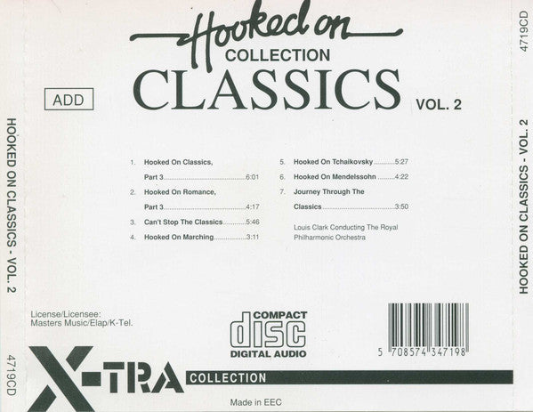 Louis Clark Conducting Royal Philharmonic Orchestra : Hooked On Classics Vol. 2 (CD, Comp)