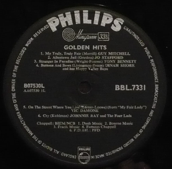 Various : Golden Hits (LP, Comp)