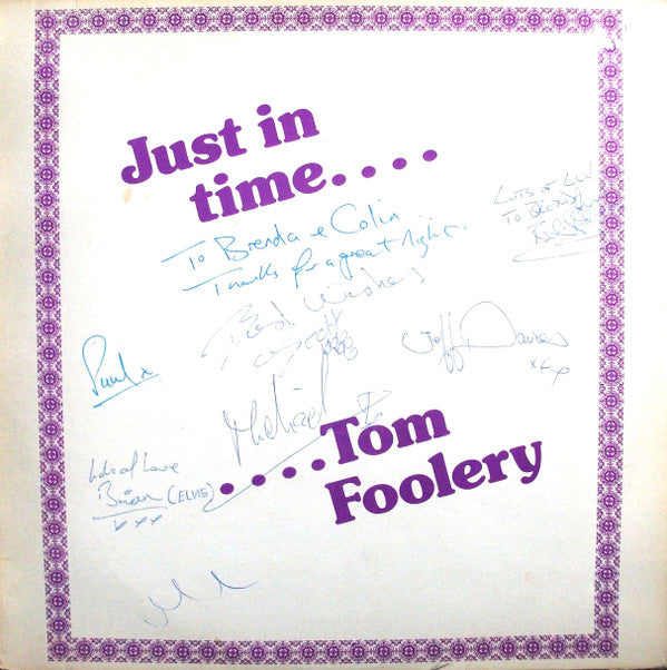 Tom Foolery (4) : Just In Time (LP)