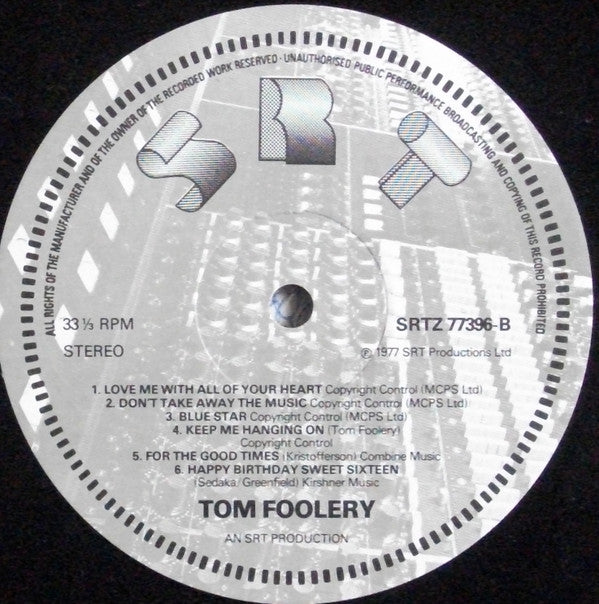 Tom Foolery (4) : Just In Time (LP)
