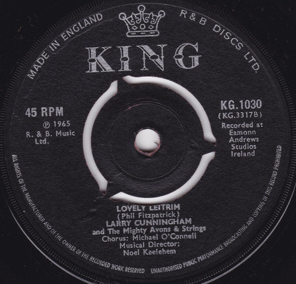Larry Cunningham (2) And The Mighty Avons : There's That Smile Again (7", Single, Thr)