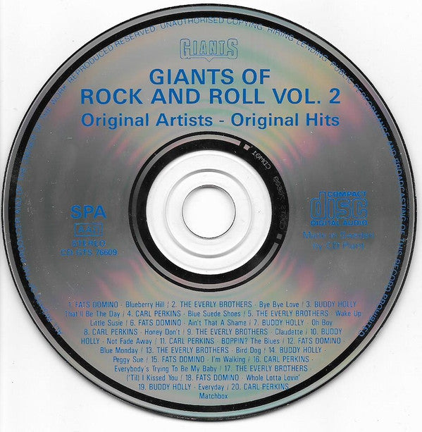 Various : Giants Of Rock And Roll Vol.2 (CD, Comp)