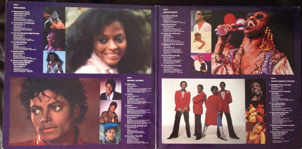 Various : Diana - Michael - Gladys - Stevie - Their Very Best - Back To Back (2xLP, Comp, Gat)