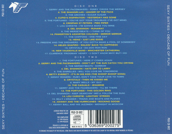 Various : Sexy Sixties - Decade Of Fun (2xCD, Comp)