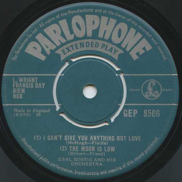 Earl Bostic And His Orchestra : Flamingo (7", EP)