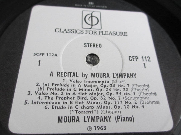 Dame Moura Lympany : A Recital By Moura Lympany (LP, Album)