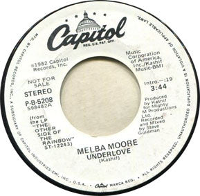 Melba Moore : Underlove (7", Promo)