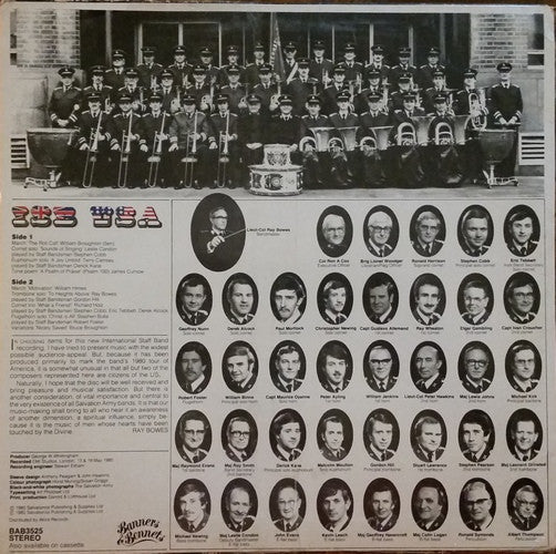 International Staff Band Of The Salvation Army : ISB USA (LP, Album)